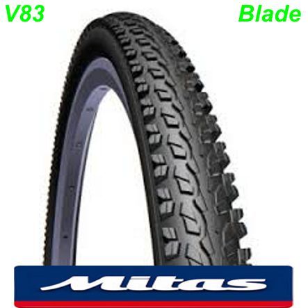 Mitas Pneu 26x1.90 (50-559) V83 Blade schwarz Mittellaufrille